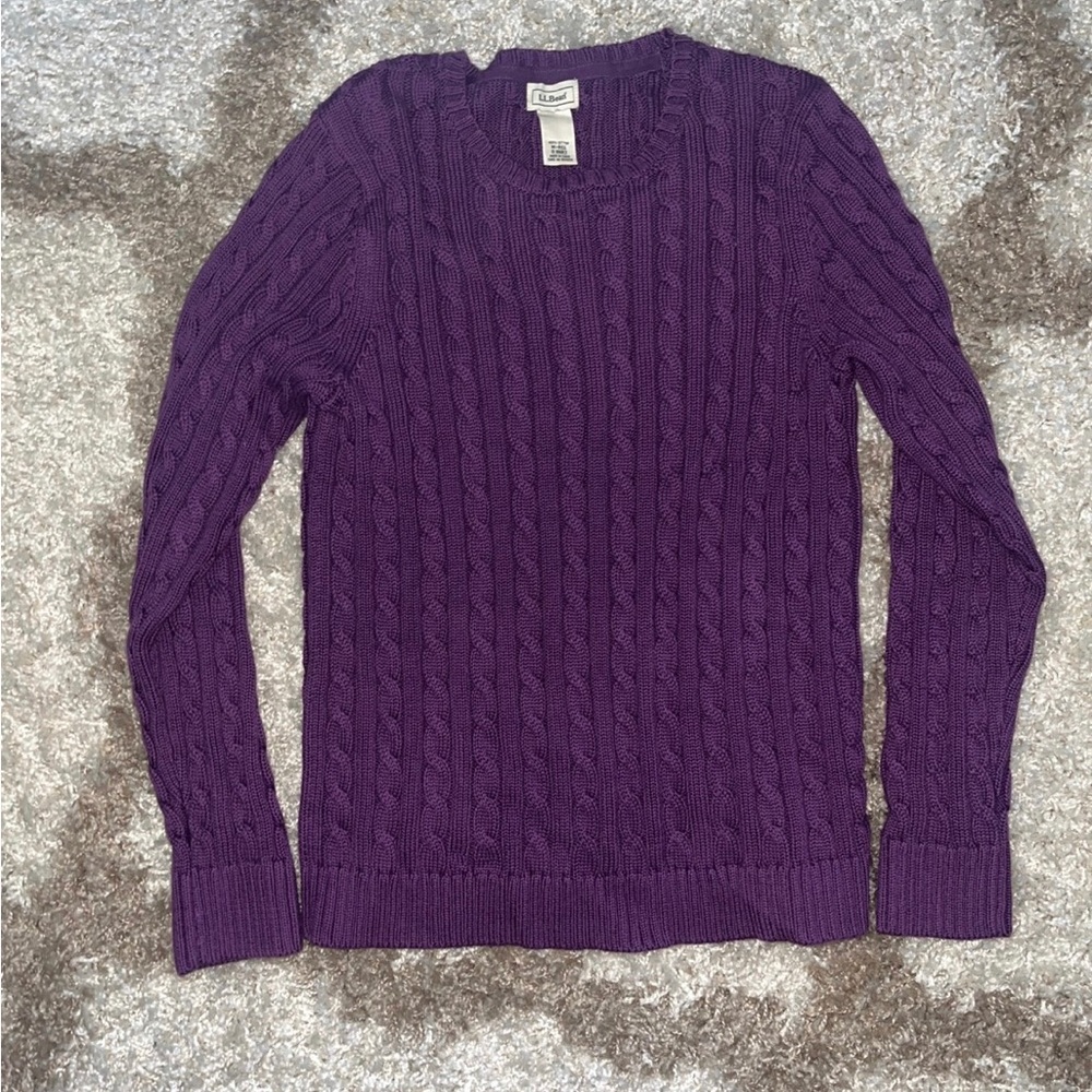 LL Bean Cable Knit Sweater